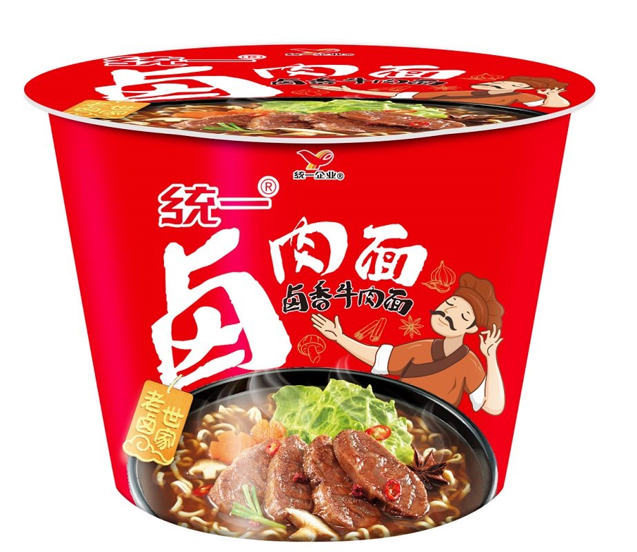 统一来一桶 卤肉面 卤香牛肉面 113g*12桶 包邮