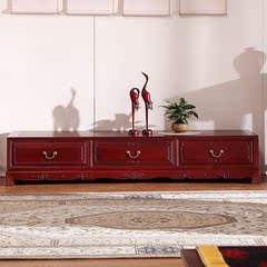 中式简约红木电视柜实木电视柜客厅家具组合缅甸红酸枝木电视柜