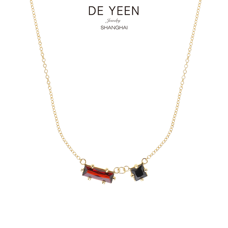 DE YEEN Ruby Wonder Tricolor Necklace Star Same item clavicle Japan and South Korea Neck strap Necklacein the Accessories/Fashion Jewelry, Necklace category - from Buy2taobao.com to provide professional Taobao agent buy service