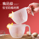过滤量杯带刻度厨房用食品级塑料米杯婴儿打鸡蛋液碗耐高温专用杯
