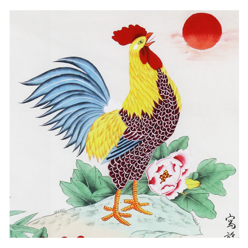 凌雪《金鸡报晓》北京美协会员