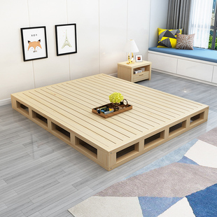 实木地台床架榻榻米