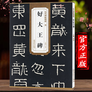 历代碑帖精粹 晋 好大王碑 杜浩主编隶书毛笔字帖软笔书法学生成人临摹临帖练习教材古帖鉴赏 简体旁注原碑原贴书籍安徽美术出版社