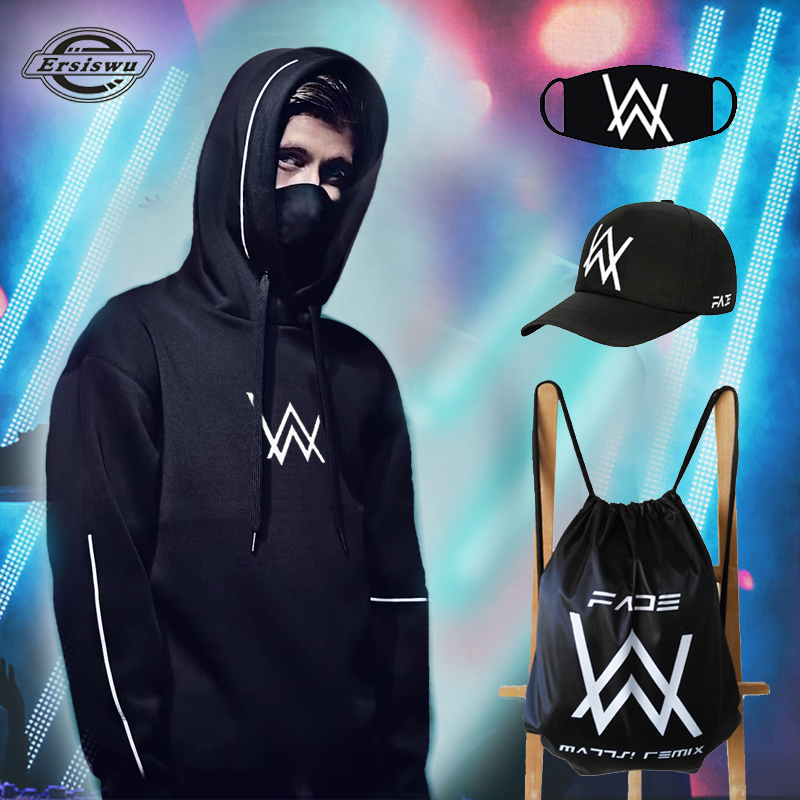 alanwalker同款卫衣艾伦沃克男秋冬连帽衣服艾兰沃克美式运动套装