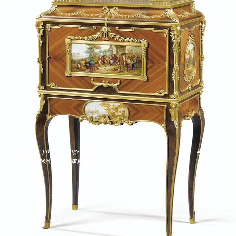 French Coloured drawing dresser Dressing table Italy court villa bedroom Dressing table Curio English Curioin the Residential furniture , Tables , Other Tables category - from Buy2taobao.com to provide professional Taobao agent buy service