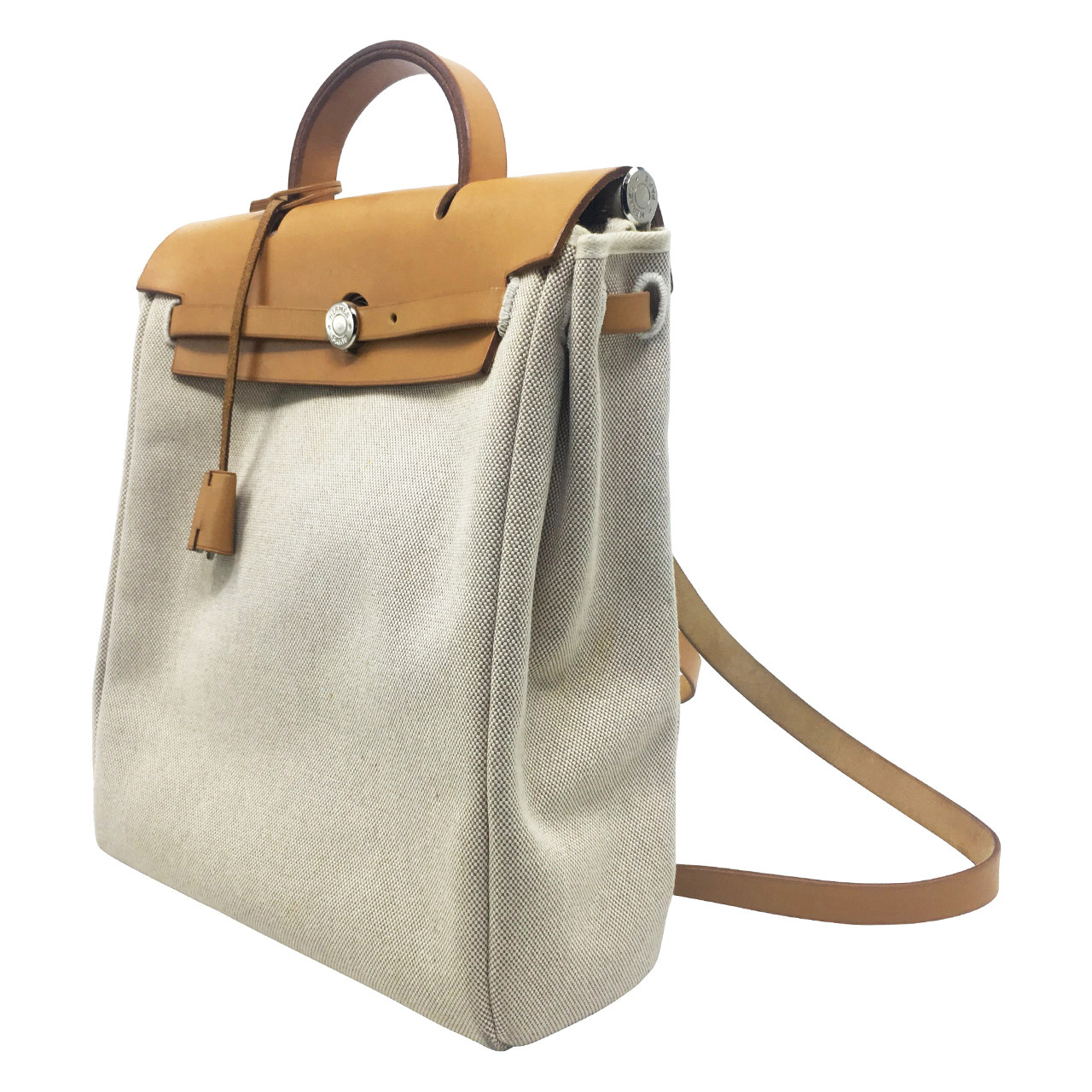 [9.0新]爱马仕hermes女士herbag帆布双肩包