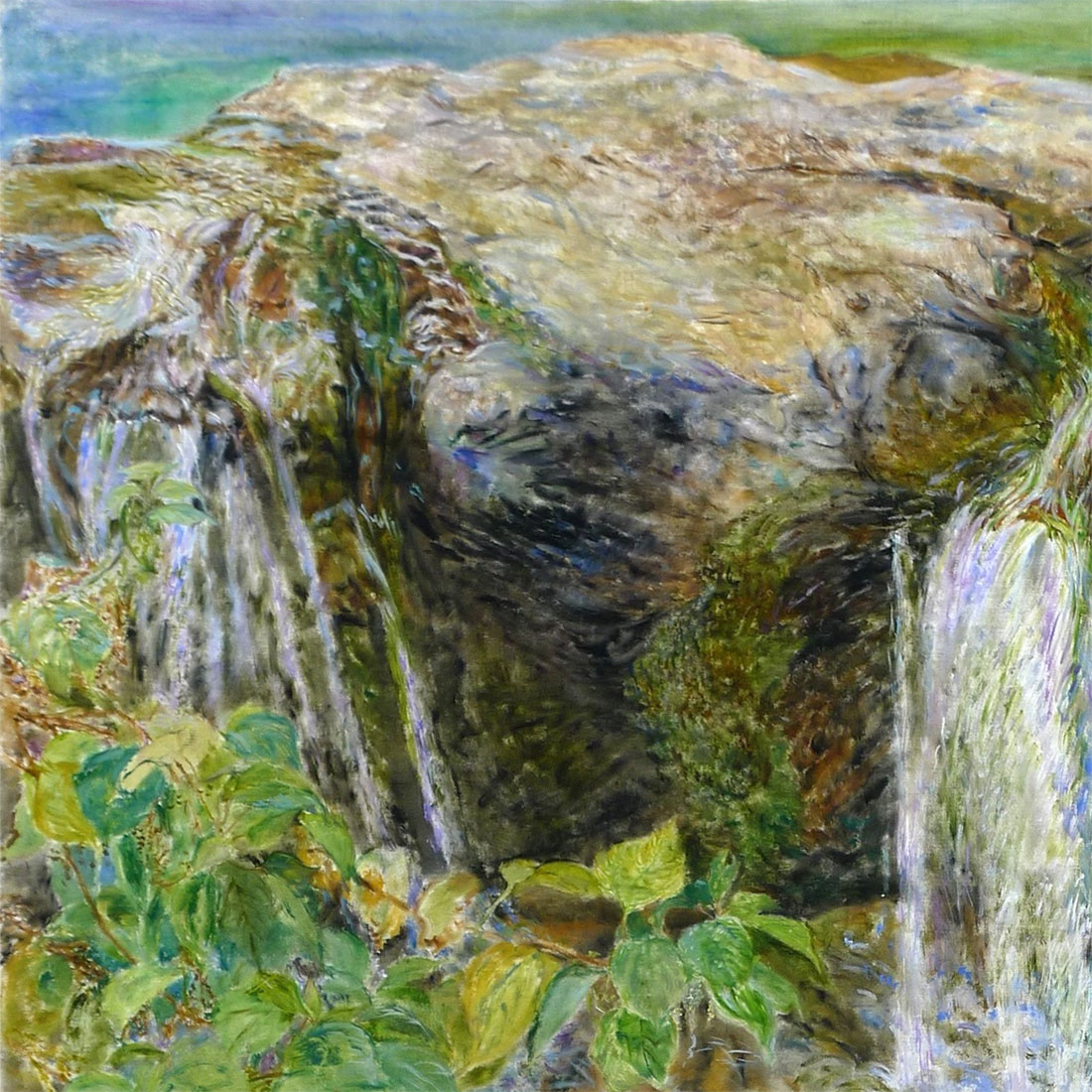 吴建青《龙井泉》油画 中国美院 雅昌拍卖纪录者