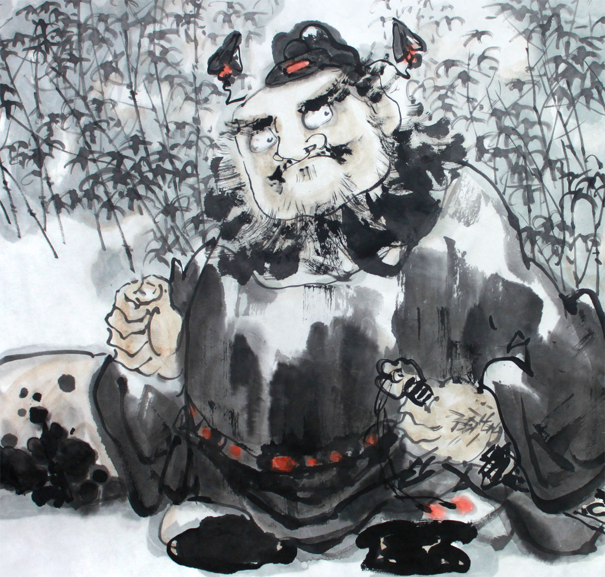 张海潮 《神威图》省美协 杭州江南书画院画家