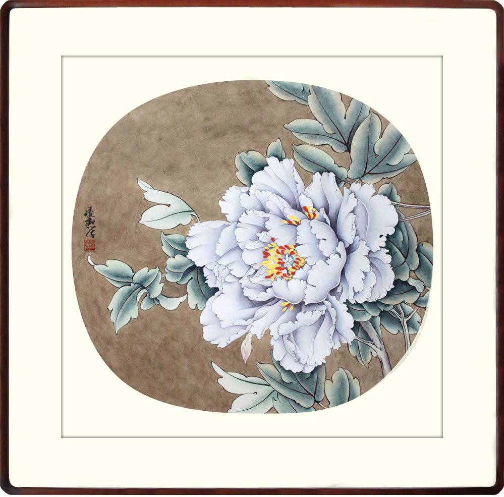 山东师大 牟凌艳《扇面》工笔花鸟 省美协
