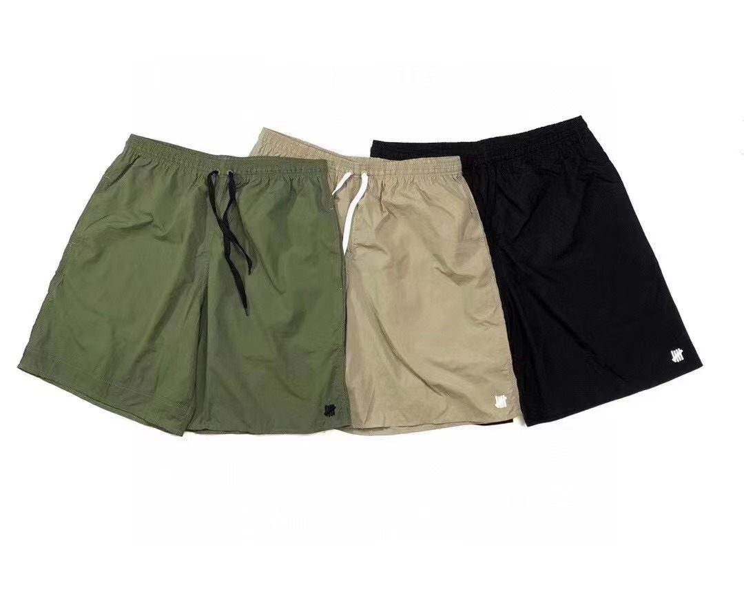 undefeated短裤不败五道杠刺绣速干沙滩裤日系休闲机能工装运动裤