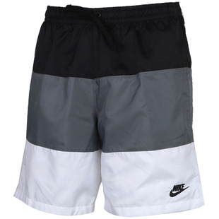 nike耐克短裤男2021夏速干透气拼色运动休闲五分裤cj4488-010-657