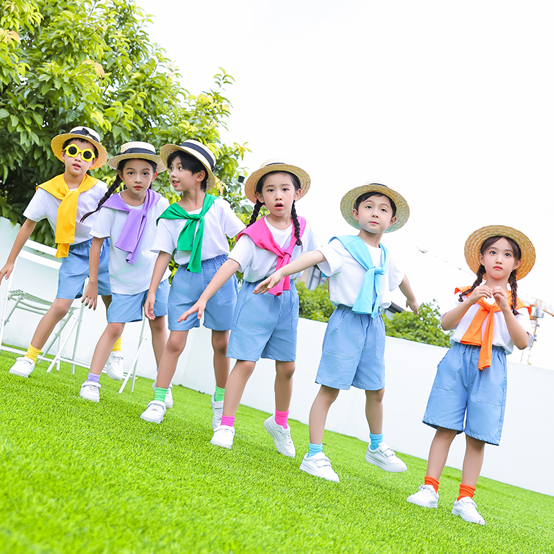 六一儿童节表演服幼儿园毕业照男女舞蹈合唱服小学生啦啦队演出服