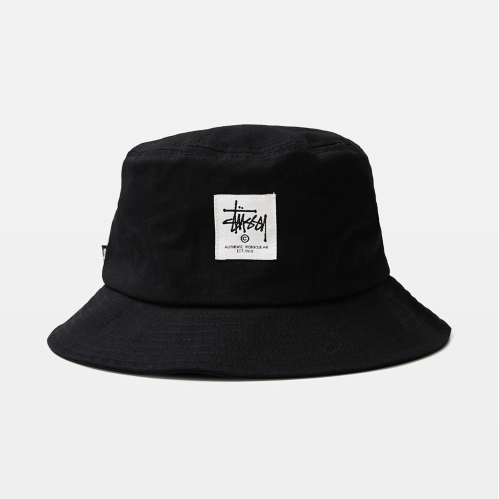 热销stussy冷帽_正品stussy斯图西经典贴布logo渔夫帽盆帽遮阳帽休闲