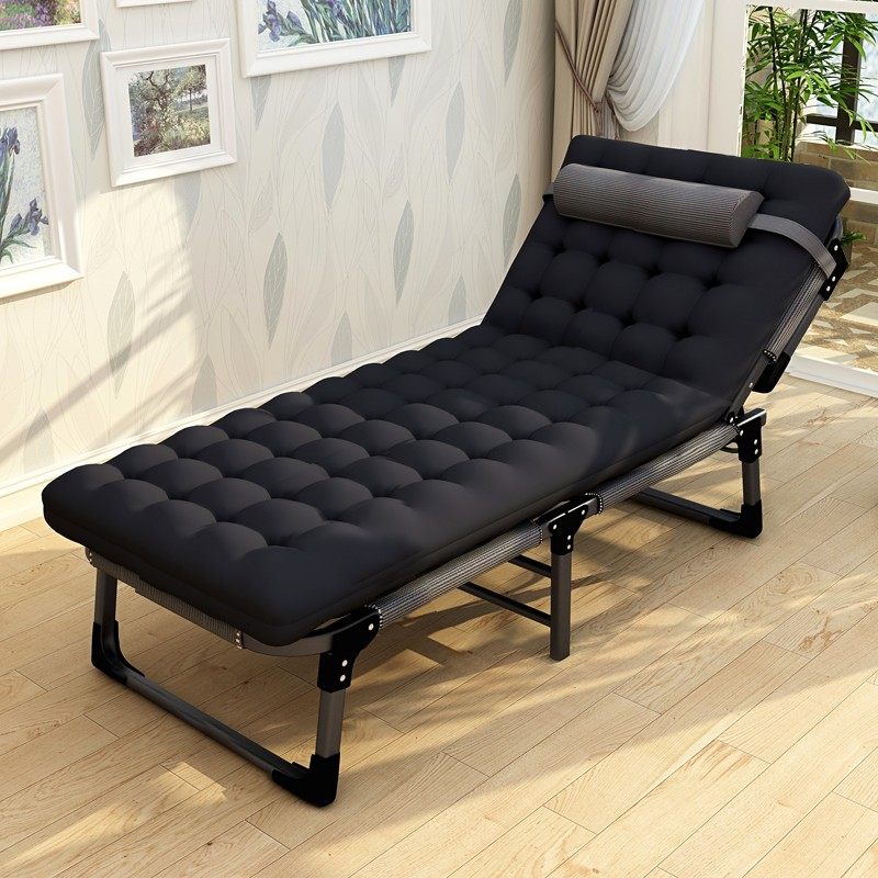 双鑫达折叠躺椅单人床办公室午睡午休床陪护加宽隐性床户外行军床