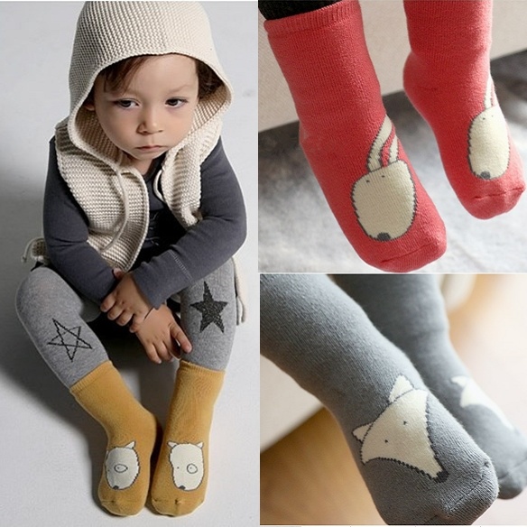 新款韩版男女宝宝地板袜秋冬加厚毛圈儿童纯棉袜保暖防滑婴儿袜子