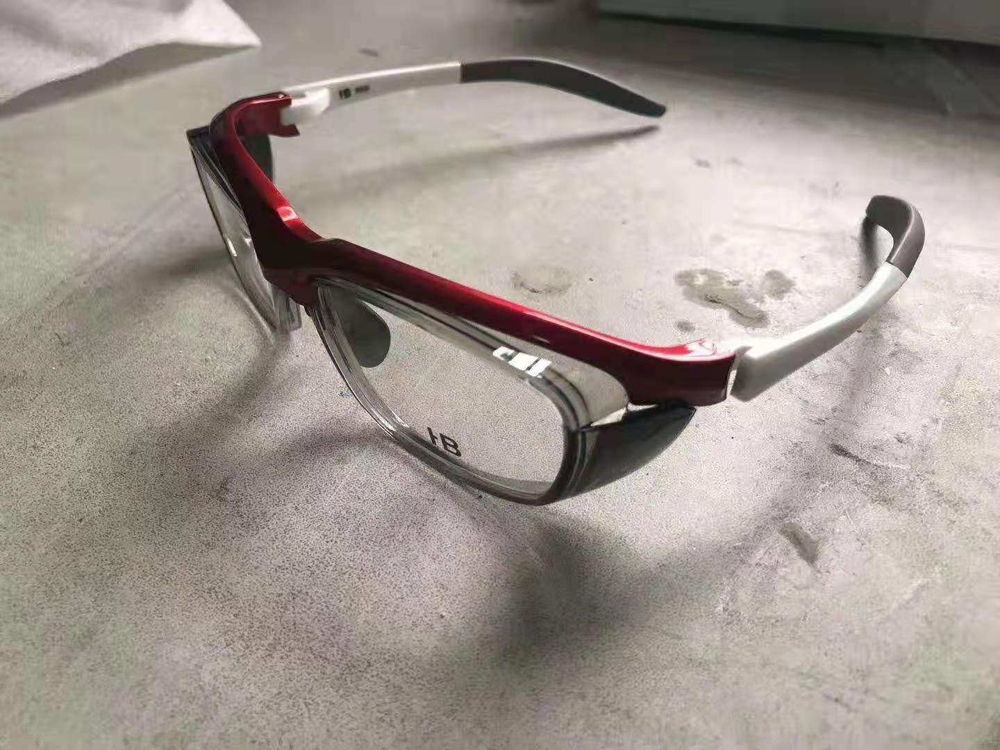 铅眼镜新款x射线高铅防护眼镜介入导管防辐射带侧防近视护目眼镜