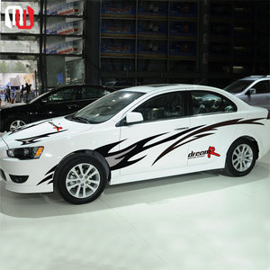 汽车车身两侧贴纸全车贴划痕遮挡装饰拉花轿车个性外观改装装饰贴