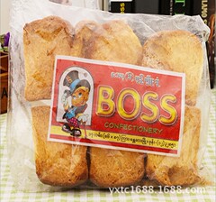 缅甸BOSS干面包300克 老板饼家 泡鲁达原料 饼干 进口特产零食品