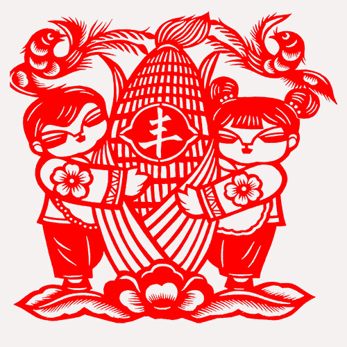 新款热销五谷丰登民间剪纸成品手工手工制制作中国剪纸