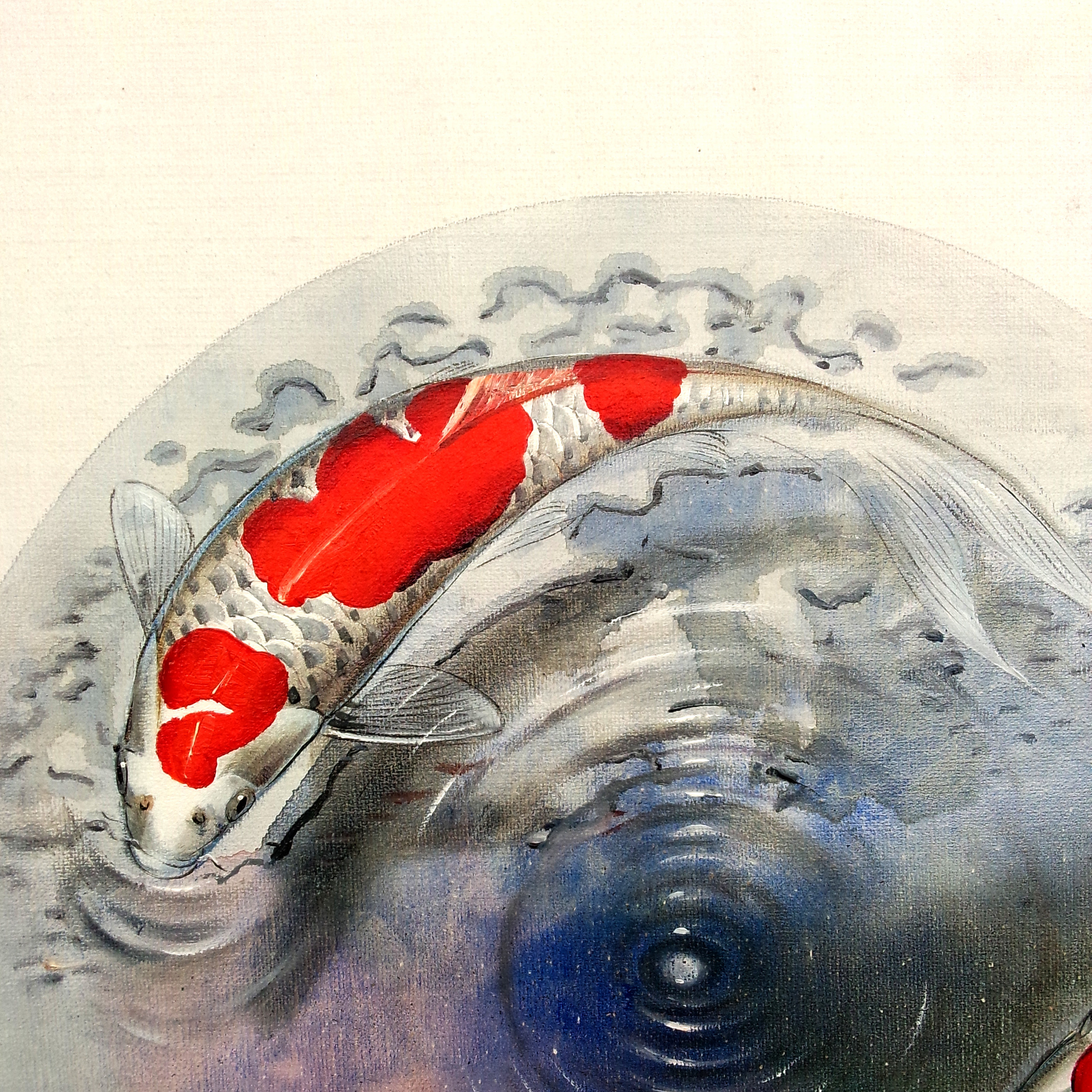 艺客汇原创保真精品专场(叁)  吴文健《太极鱼》