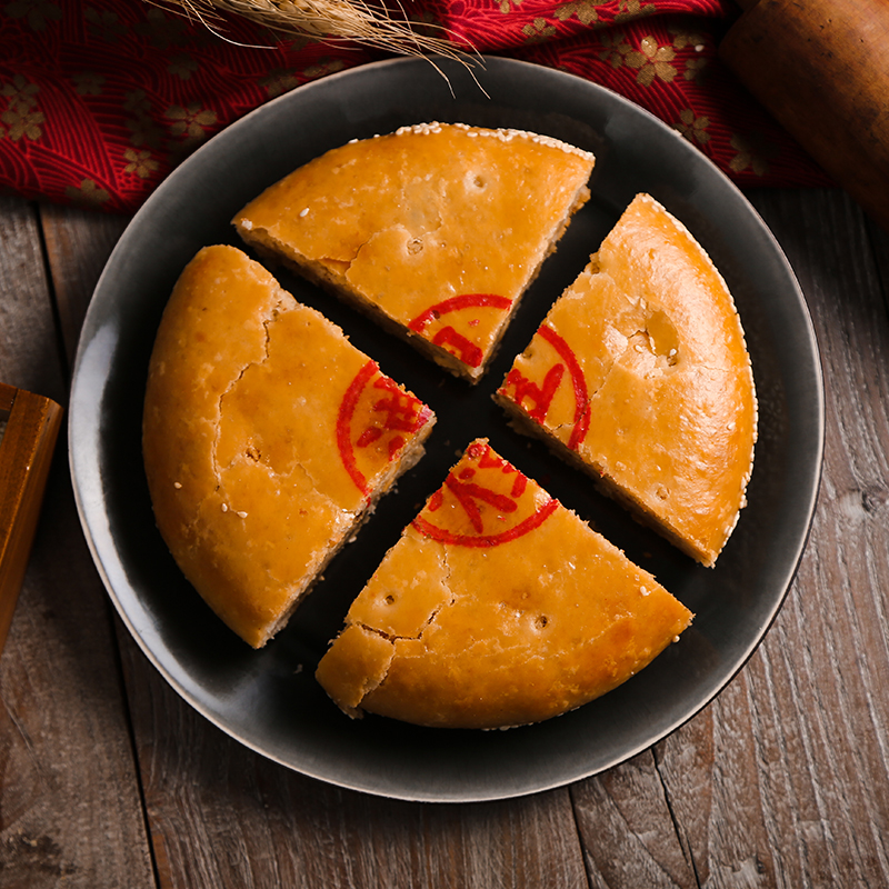 老福州特产百饼园礼饼礼饼喜饼结婚鲜肉五仁馅饼传统手工糕点500g