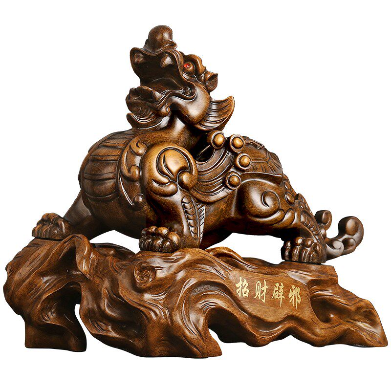 开光招财貔貅摆件一对貔恘聚宝盆皮丘办公室镇宅风水辟邪