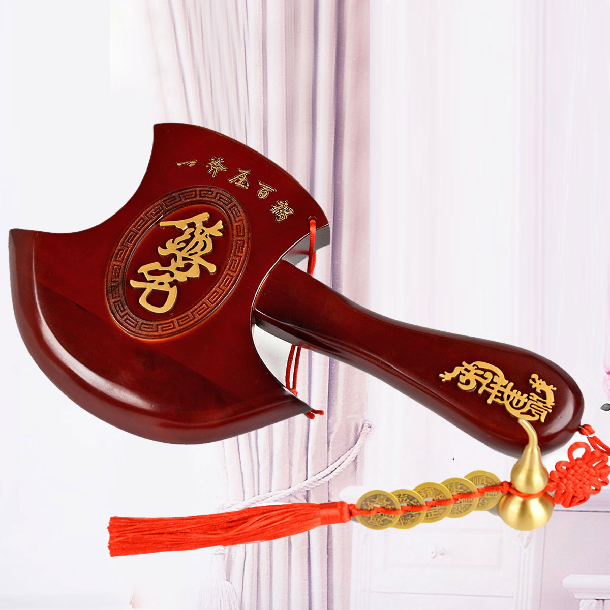 桃木斧子结婚搬家乔迁装饰斧头家居摆件工艺品|msdalam kategori Aksesori rumah, ukiran, ukiran kayu - dari Buy2taobao.com untuk memberikan perkhidmatan ejen Taobao profesional membeli