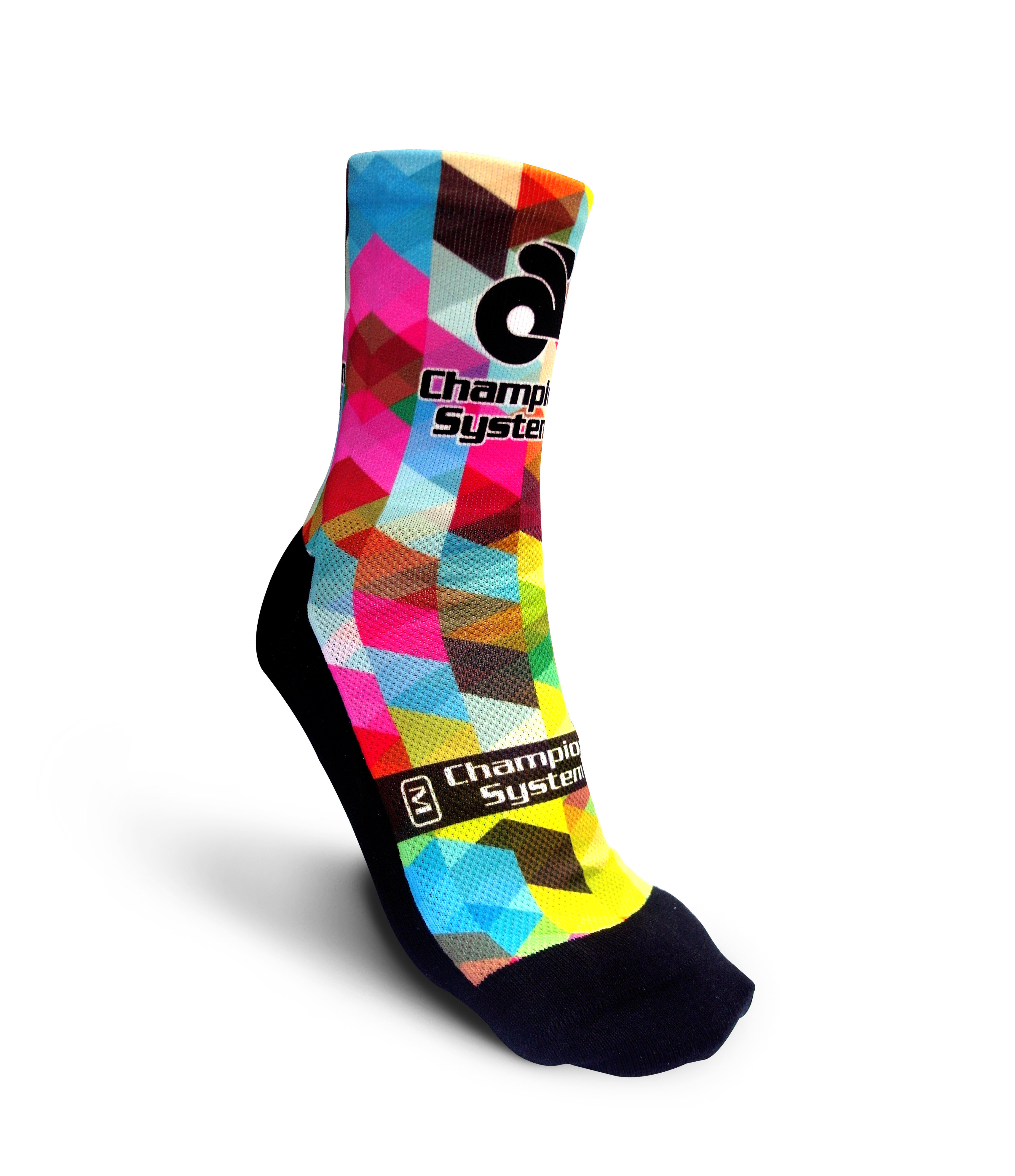 2021新款champion system/卓比奥斯骑行袜运动全印花袜男女通用