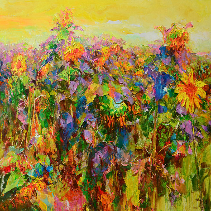 孙晓东 《缤纷世界》 布面油画 收藏级珍品