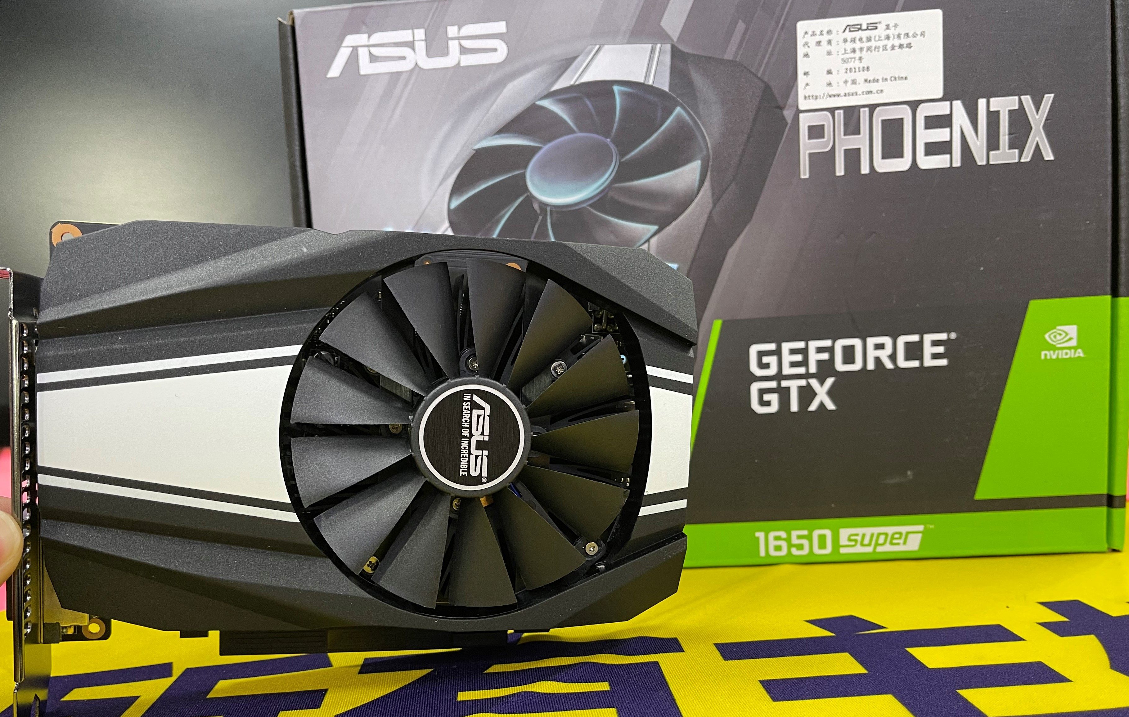 华硕 ph-gtx1650s o4g gaming高端电脑电竞游戏显卡吃鸡1650super