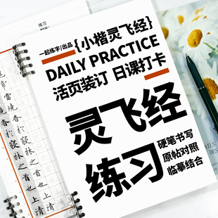 灵飞经小楷硬笔字帖成人练字临摹描红活页练习硬笔书法纸练字帖