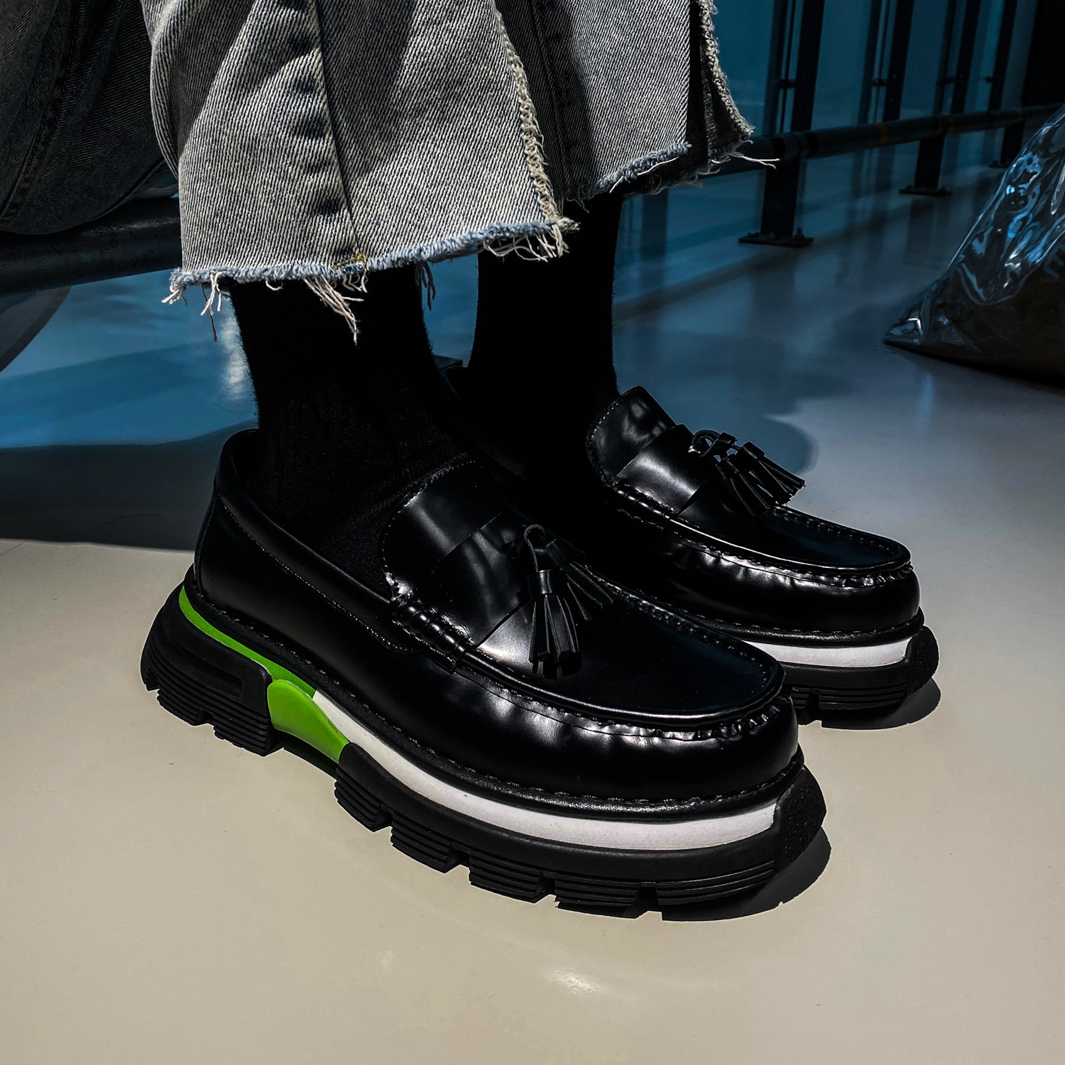 【复古皮鞋松糕鞋男】图片_价格_多少钱_什么值得买