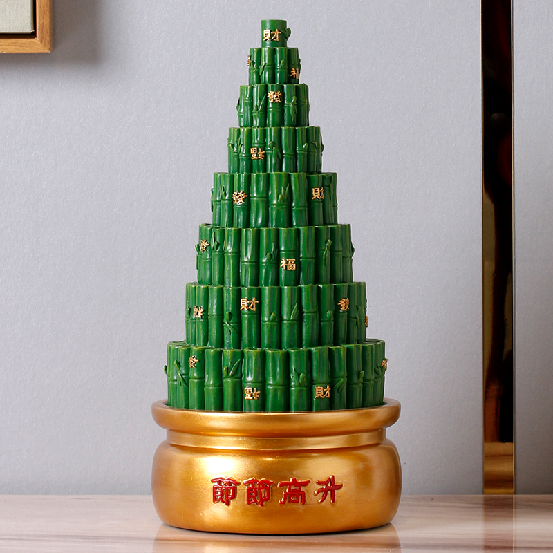 节节高升富贵竹摆件创意开业礼品送领导朋友商务办公室桌面装饰品