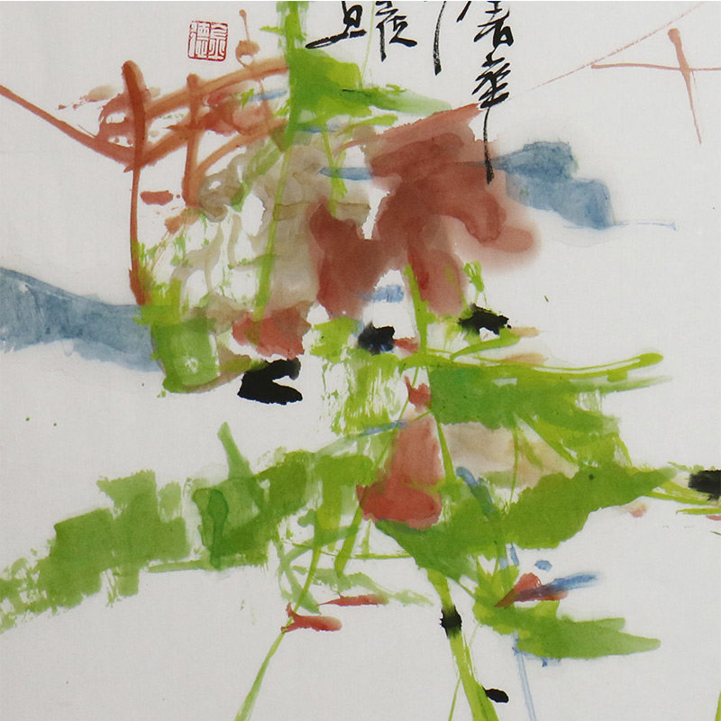 卢金德《寻芳春华》海派著名画家 中美协会员