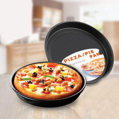 固底披萨盘 家用硬模烤盘烘焙模具 圆形派盘5寸6寸8寸10寸pizza盘