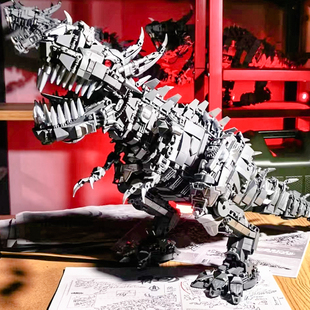 2022新品乐高霸王龙积木恐龙高难度巨大型成年拼装玩具男孩子8岁