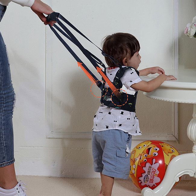 宝宝学步带婴儿教行带小孩防走丢防摔防勒牵引带上提后拉2用冬季_不