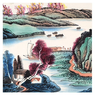 刘永红《一帆风顺》山东青年美术家协会会员