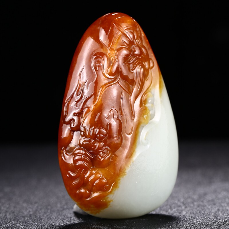 [源头好货-镇平]【武财神】玉雕名家刘程作品和田玉挂件108.65g