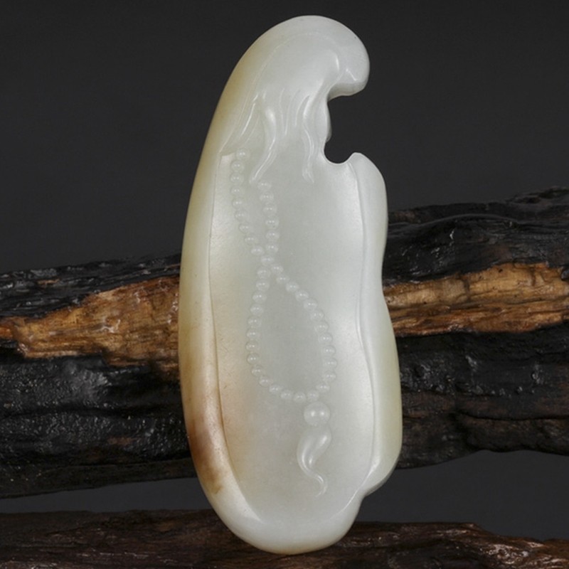 [源头好货-镇平]d 和田玉禅挂件34.40g