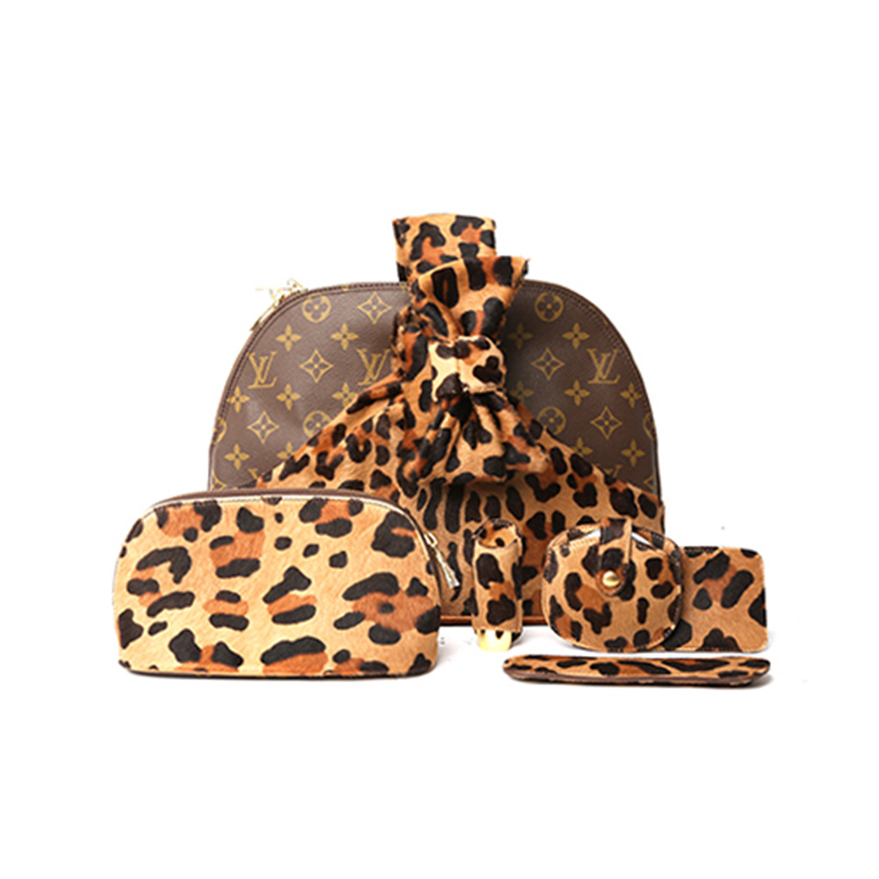 [9.9新]路易威登lv女士老花豹纹全球限量款