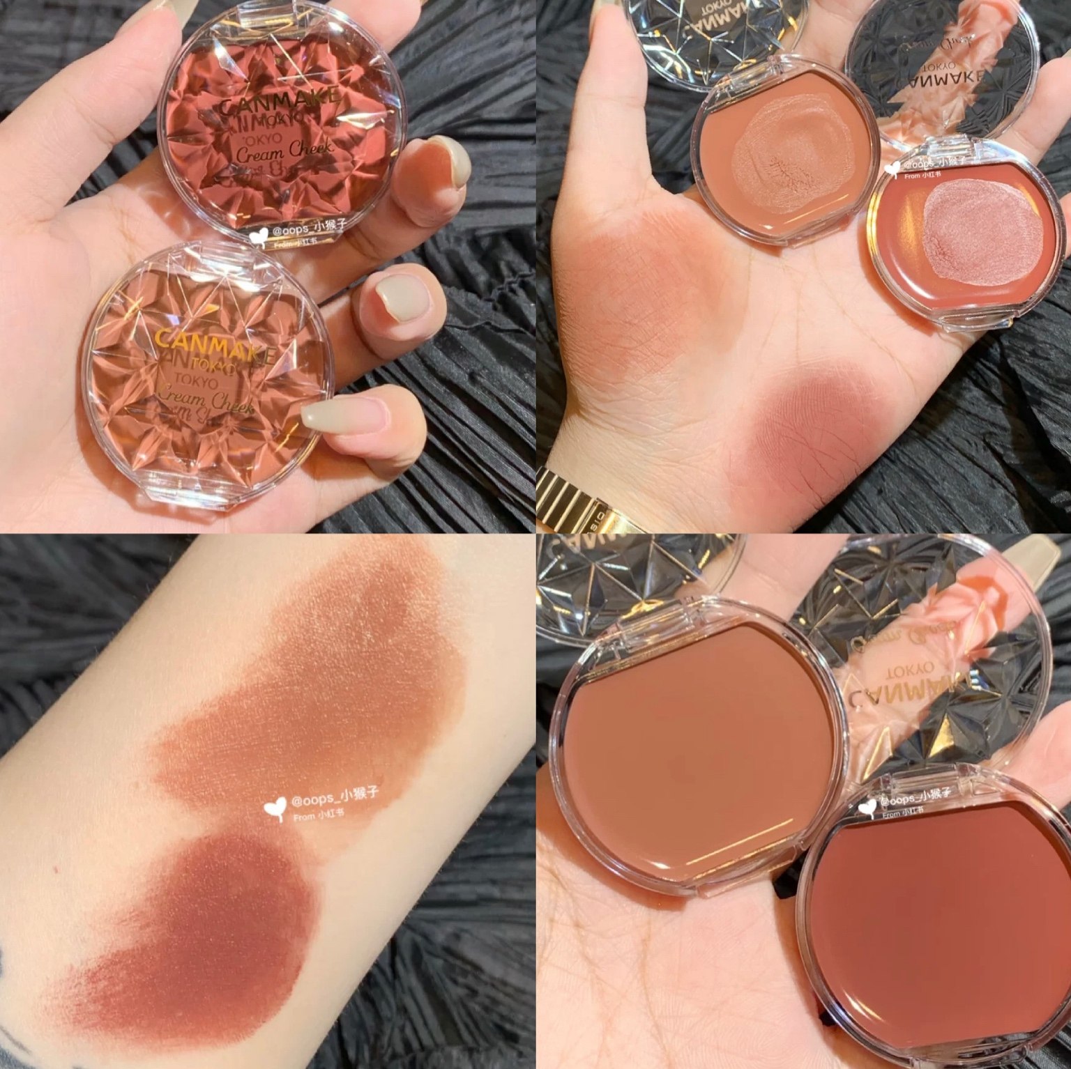 特价膏状腮红 日本_日本canmake/井田腮红水润膏状唇颊两用16炼瓦色20