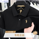 正品100%纯棉短袖t恤保罗千里马男士新款轻奢休闲百搭半袖polo衫