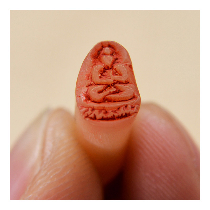 【直供周】郭其勇《迷你小佛像印章》金石篆刻 青田石 闲章