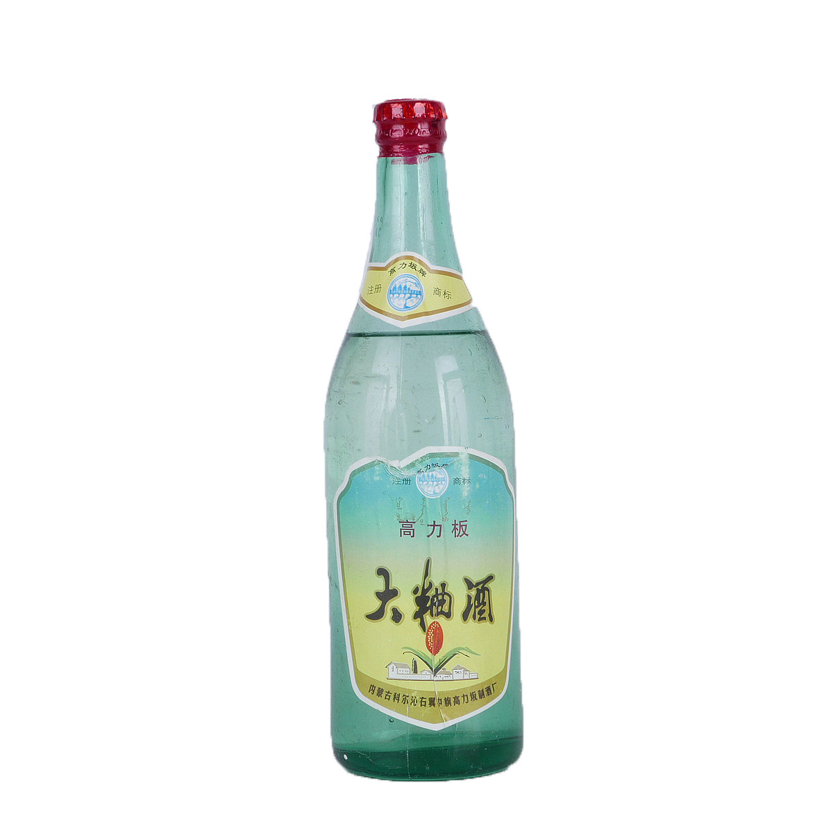 【l47】80年代高力板大曲酒 60度 500ml 4瓶