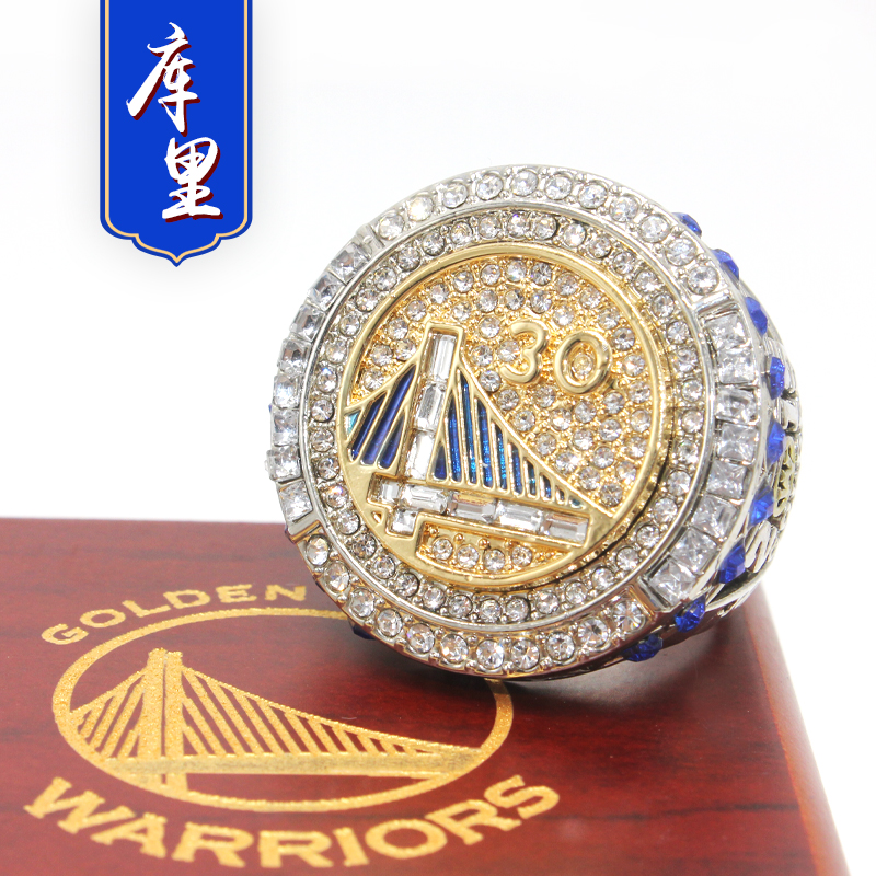 nba金州勇士队库里2015总冠军戒指送球迷情人节圣诞新年生日礼物