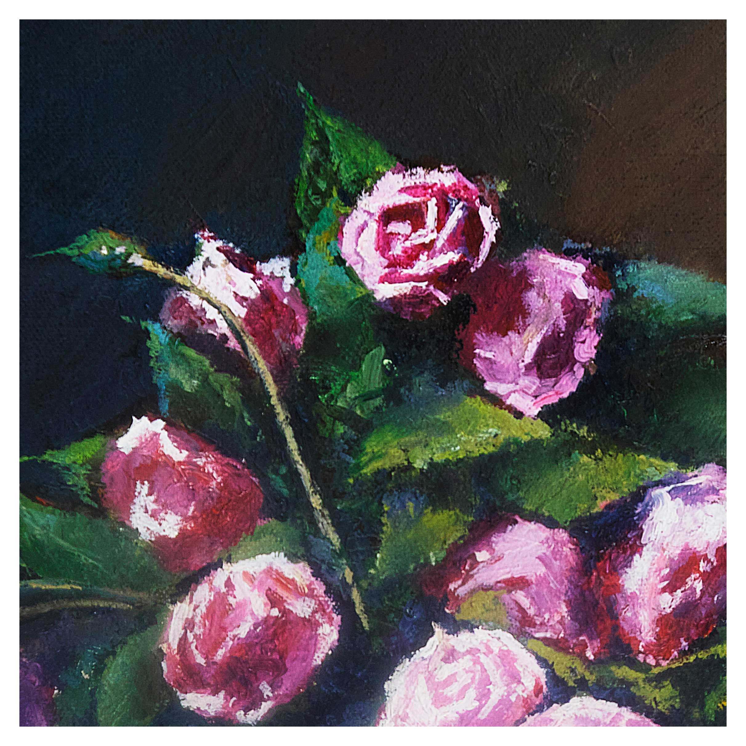 【双十二】陈超《玫瑰》布面油画