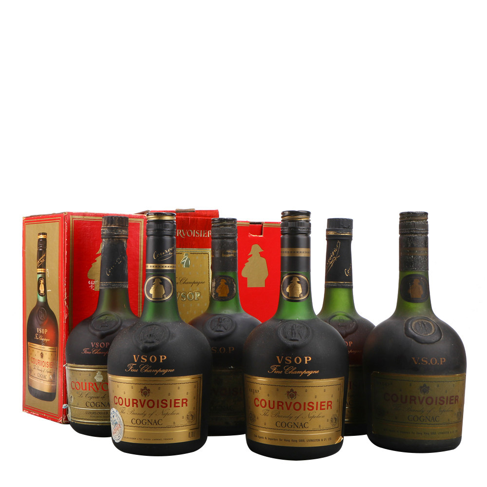 80年代法国拿破仑vsop干邑白兰地 40度700ml*6瓶 - 拍卖