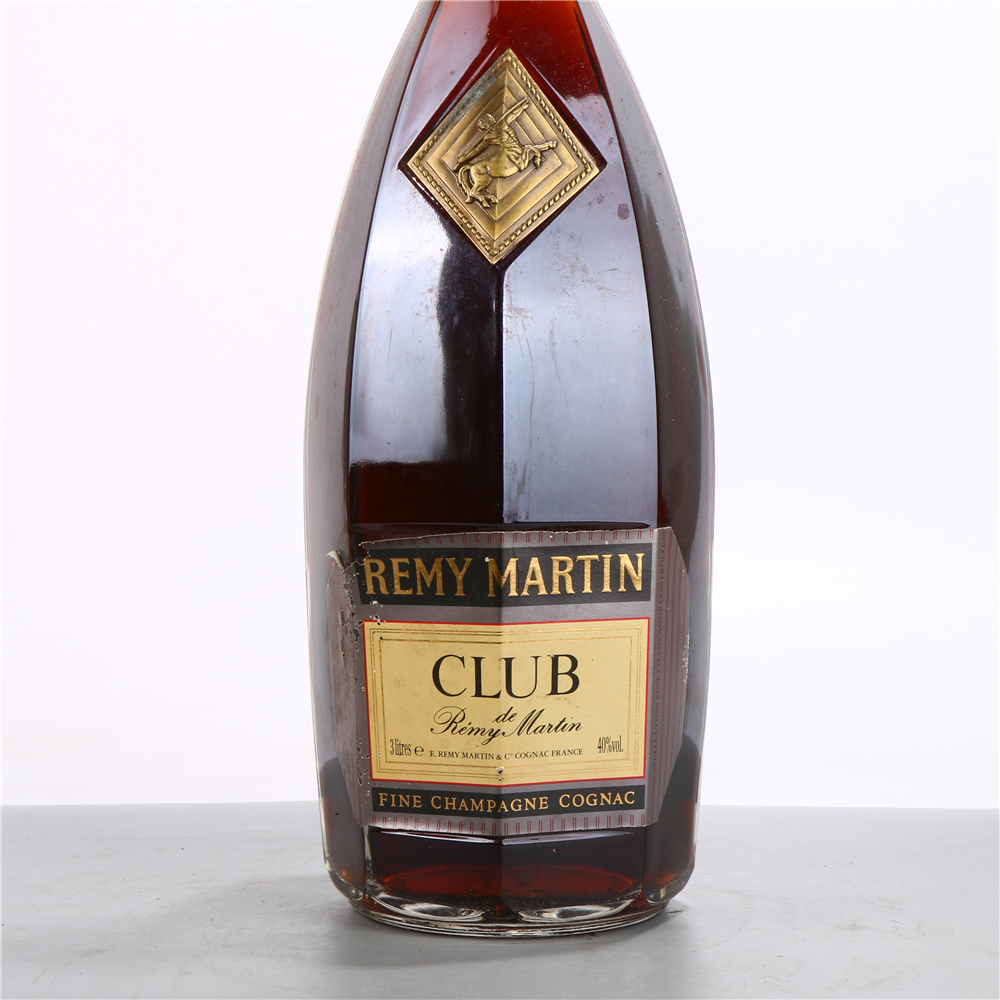 36.90年代末人头马club角马干邑白兰地40度3000ml