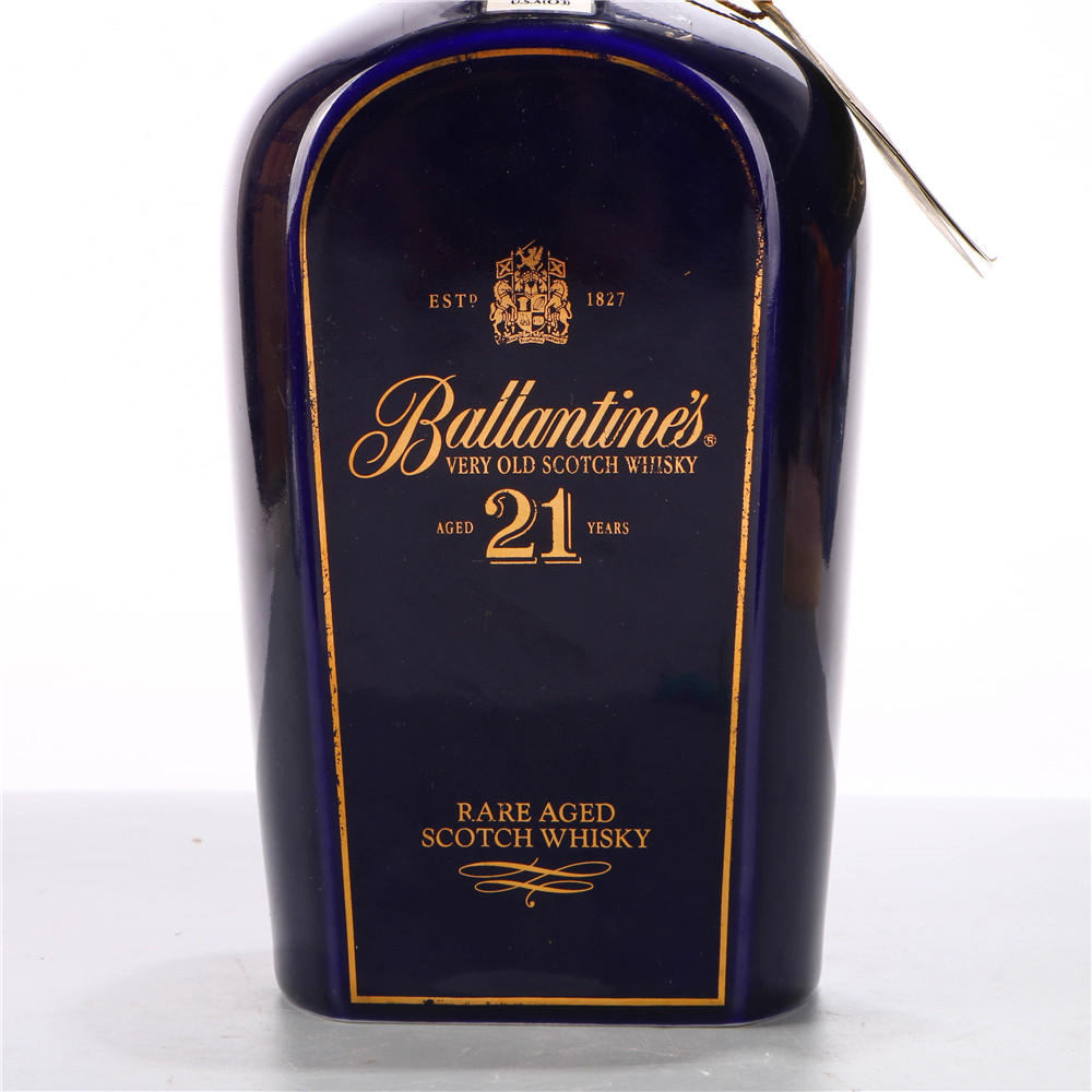 80.90年代百龄坛21年苏格兰调和威士忌酒 43度700ml